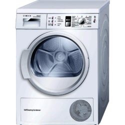 Bosch WTW863S1GB 7kg Self Cleaning Heat Pump Tumble Dryer in White